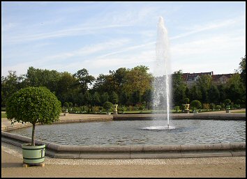 Springbrunnen im Schloßpark